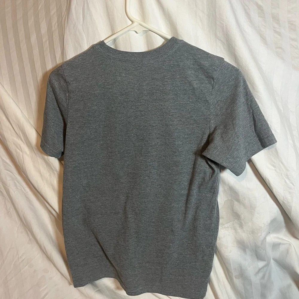Adidas Gray Tee‎ with Soccer Design